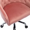 Swivel Shell Chair for Living Room, Modern Leisure Office Chair - 4 of 4