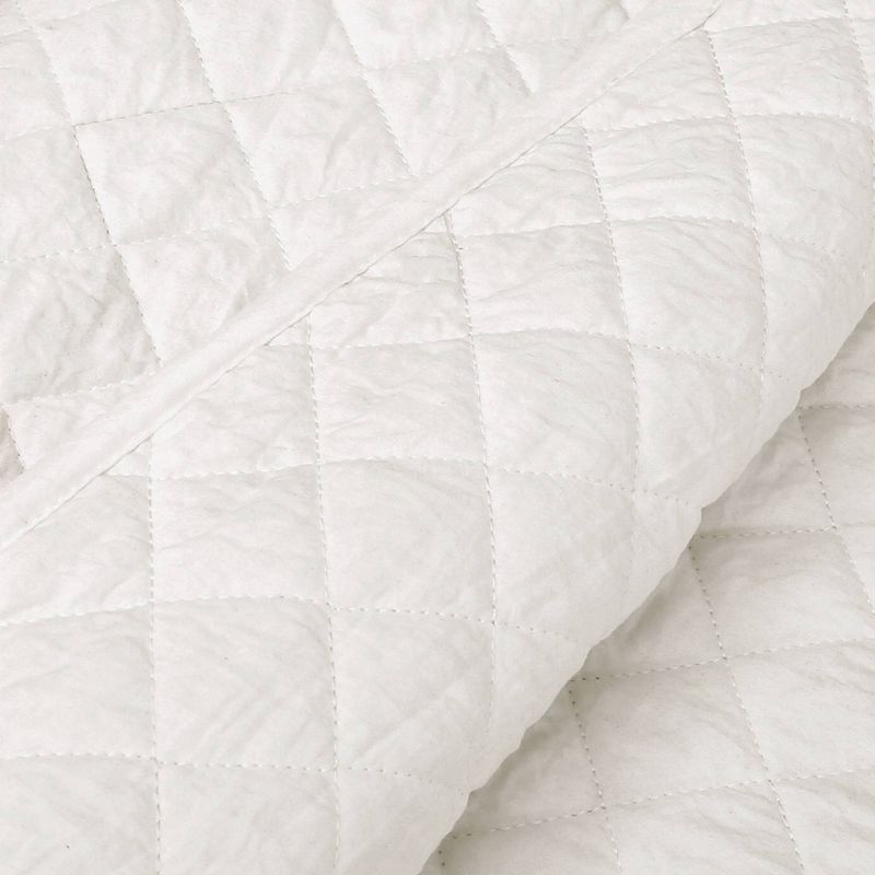 Lush Décor Ava Diamond Oversized Cotton Quilt Set, 5 of 11
