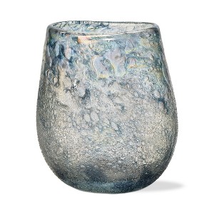 tagltd Storm Art Glass Oval Vase - 1 of 2