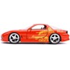Orange Julius' Mazda RX-7 Orange Metallic with Graphics "Fast & Furious" Series 1/32 Diecast Model Car by Jada - 3 of 3