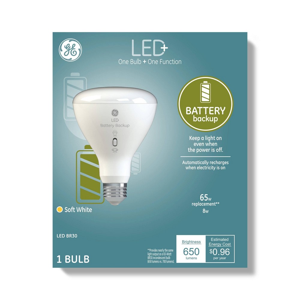 General Electric BR30 Battery Back Up LED+ Light Bulb Clear was $14.99 now $7.49 (50.0% off)