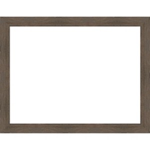 Amanti Art Hardwood Chocolate Narrow Framed Dry Erase Magnetic Board - 1 of 4