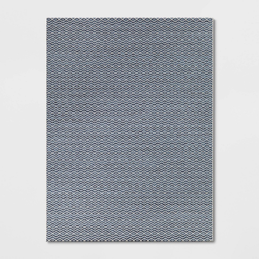  Prisma Diamond Outdoor Rug Navy