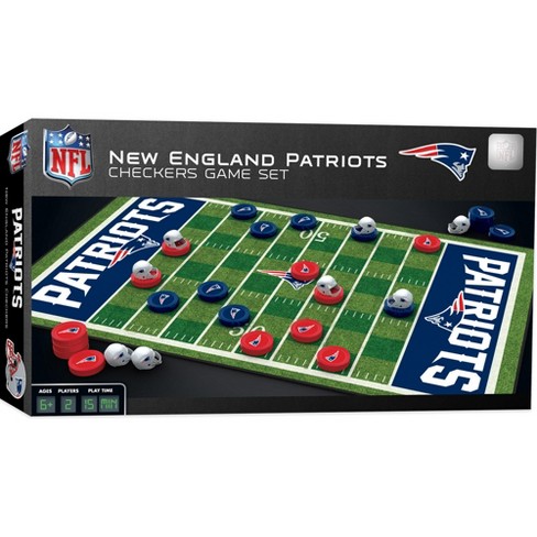 Masterpieces Officially Licensed Nfl New England Patriots Checkers Board  Game For Families And Kids Ages 6 And Up : Target