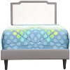 CAVINAS Twin Size Modern Casual Platform Bed Frame with High Upholstered Headboard,No Box Spring Needed - 3 of 4