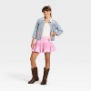 Girls' Toy Story Cowgirl Jessie Mesh Skort - Pink - 4 of 4