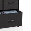 AZL1 Life Concept Utility Storage Drawers Stylish and Functional TV Storage, 5 Drawer Dresser for Nursery, Closet, Entryway, Black, 39.3"*11.8"*20.8" - 2 of 4