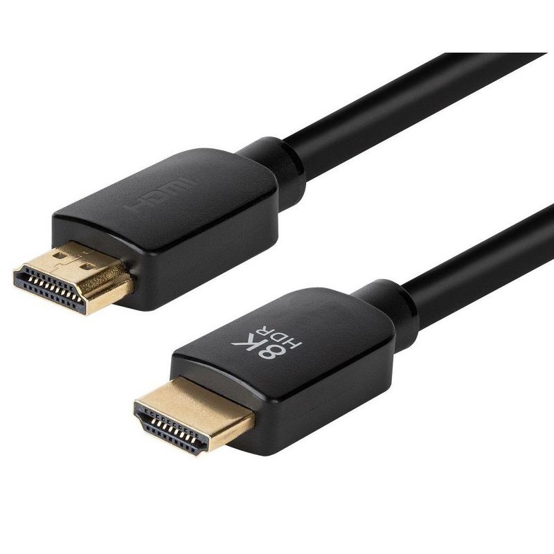 Monoprice Ultra 8K HDMI Cable - 8 Feet - Black | No Logo, High Speed, 8K@60Hz, 48Gbps, Dynamic HDR, eARC, Compatible With PS5 / Xbox Series X & Series, 2 of 5