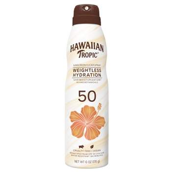 Hawaiian Tropic Silk Hydration Weightless Sunscreen C-Spray - 6oz