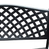 Modern Aluminum Patio Bench - Oakland Living
 - 4 of 4