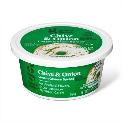Chive & Onion Cream Cheese Spread - 8oz - Good & Gather™
