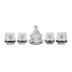 Toynk Fallout Brotherhood of Steel 5-Piece Whiskey Decanter Set With Glasses - 1 of 4