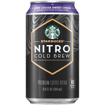 Starbucks Nitro Dark Cocoa Sweet Cream - 9.6 fl oz Can