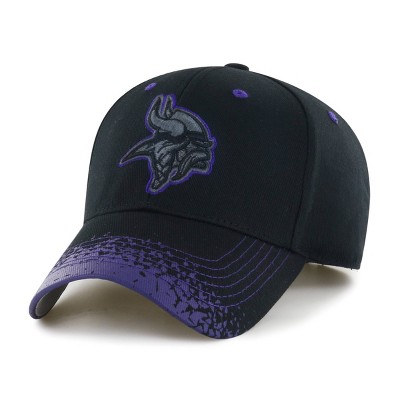 Nfl Minnesota Vikings Black Spray Hat : Target