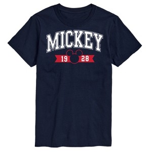 Men's - Disney - Mickey 1928 Collegiate Short Sleeve Graphic T-Shirt - 1 of 4