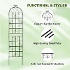 Metal Garden Trellis for Climbing Plants,Metal Garden Trellis,Easy Assembly with Ground Stakes, Versatile Support for Roses,Ivy & Vegetables - 3 of 4