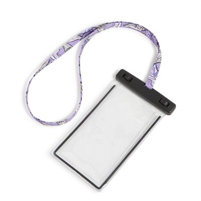 Vera Bradley Women's Outlet Waterproof Phone Pouch with Lanyard