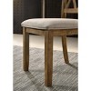Roundhill Furniture Windvale Fabric Upholstered Dining Chair Set of 2 - 3 of 3