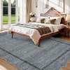 Washable Area Rug - Non-Slip Large Soft Low Pile Stain Resistant Carpet for Living Room Bedroom Office Dining Room Classroom - 2 of 4