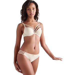 VENUS Womens Pearl By VENUS® Strappy Plunge Bra - 1 of 4