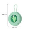 Unique Bargains Hangable Massage Hair Brush 4.33"x2.76"x1.38" Green 1 Pc - 3 of 4