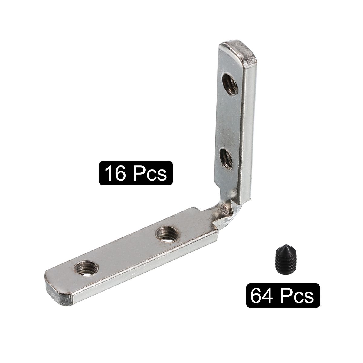 Unique Bargains Corner Connectors with M4 Screws for 2020 Series L-Shape Interior Joint Brackets - thumbnail 3
