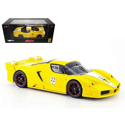 Ferrari Enzo FXX Elite #22 Yellow Limited Edition 1/43 Diecast Model Car by Hotwheels