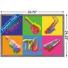Trends International Jazz - Pop Art Instruments Framed Wall Poster Prints - 3 of 4