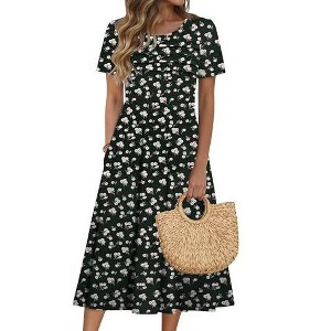 casual straight dresses Neerus Olive Floral COLOR:DUSK NAVY These authentic Gatsby themed cheetah Womens Maternity Dress Summer