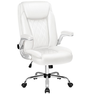 LACOO Faux Leather Executive Office Chairs with Adjustable Armrest