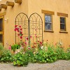 Flower Trellis, Metal Garden Trellis For Climbing Plants, Outdoor Garden Trellis Arch, Garden Trellis Modern-Cuddlewood - 3 of 4