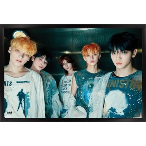 Trends International TOMORROW X TOGETHER - The Name Chapter: FREEFALL - MELANCHOLY Framed Wall Poster Prints - 1 of 4