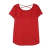 Touch by G-III Womens University of Wisoncin Badgers Open Racerback Graphic T-Shirt - 2 of 2