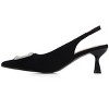 Andrea Women's Louis Heel Slingback Pumps 66625 - 3 of 4