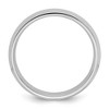 Black Bow Jewelry 4mm 14K White or Yellow Gold Knife Edge Comfort Fit Band - 2 of 4