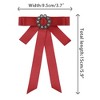 INSPIRE CHIC Women's Elegant Pre-tied Rhinestone Fashion Bow Ties - 2 of 4