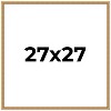 PosterPalooza | Square Classic Modern Gold Picture Frame - UV Acrylic, Foam Board Backing, Hanging Hardware - 2 of 4