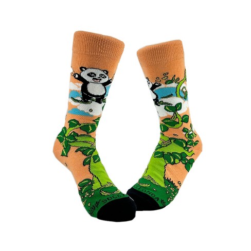 Panda And The Beanstalk Socks (tween Sizes, Small) From The Sock Panda ...