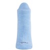 Memoi Women's Winking Eye Low Cut Tab Socks Blue Heather 9-11 - 2 of 4