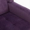 ATJafure Modern Soft Linen Material Ergonomics Accent Chair With Black Legs For Indoor Home Living Room Bedroom Home - 4 of 4