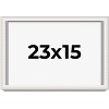 PosterPalooza | Shadow Box 1.5" Depth Silver Picture Frame - UV Acrylic, Backing Board, Hanging Hardware - 2 of 4