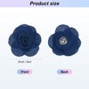 Unique Bargains Silk Alloy Camellia Flower Brooch Lapel Pin for Men Women Suit 2 x 1.3 inch 1 Pc - 3 of 4