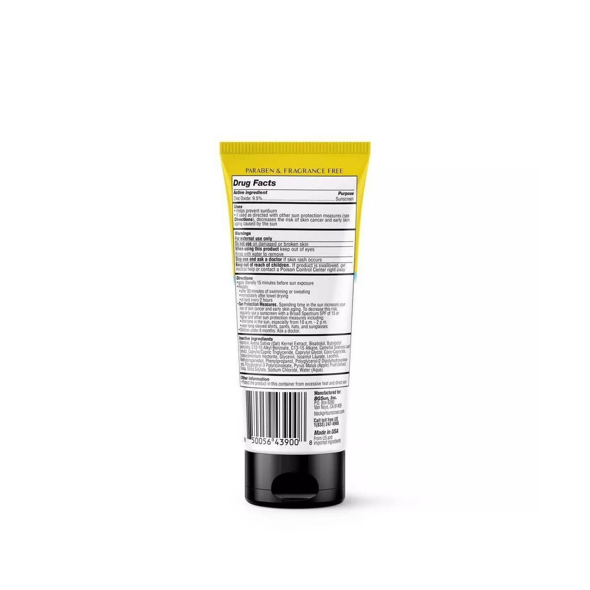 Black Girl Sunscreen Baby Mineral Lotion Broad Spectrum - SPF 50 - 3 fl oz - thumbnail 2