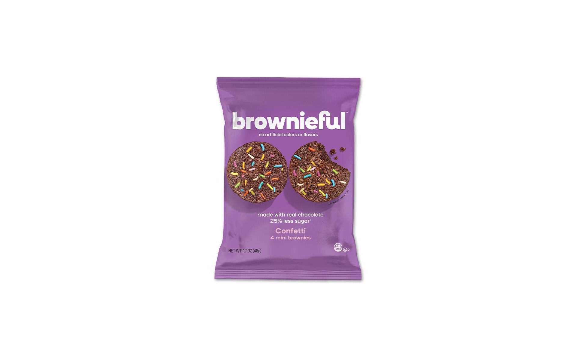 Bakeful Brownieful Confetti Mini Brownies - 1.7oz/4ct