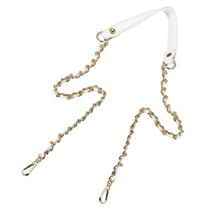 Unique Bargains Metal Corrosion-Resistant PU Leather Purse Flat Chain Strap - 1 of 4