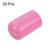 Unique Bargains Vinyl Rubber Screw Thread Bolt Plug Round Tube Insulated Protective Caps 20 Pcs - 2 of 4