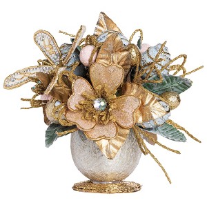 Transpac Styrofoam Glitter Easter Arrangement Home Decorations Easter - 1 of 2