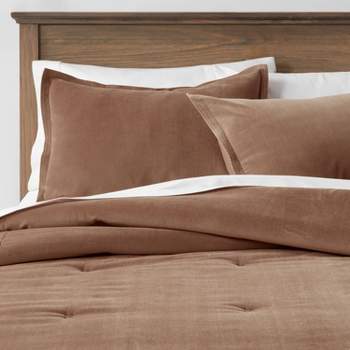 Cotton Velvet Comforter and Sham Set - Threshold™