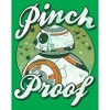 Juniors Womens Star Wars The Last Jedi BB-8 St. Patrick's Day Pinch Proof T-Shirt - image 2 of 4