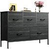 GALAXHERO 5 Drawer Dresser, Long Fabric Storage Unit for Bedroom, Closet & Hallway - 3 of 4